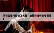 油管音乐排行榜怎么看（油管排行榜去哪里看）