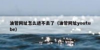 油管网址怎么进不去了（油管网址youtube）