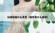 玩推特是什么意思（推特是什么游戏）