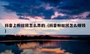 抖音上粉丝团怎么弄的（抖音粉丝团怎么赚钱）