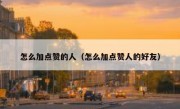 怎么加点赞的人（怎么加点赞人的好友）