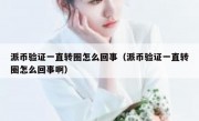 派币验证一直转圈怎么回事（派币验证一直转圈怎么回事啊）