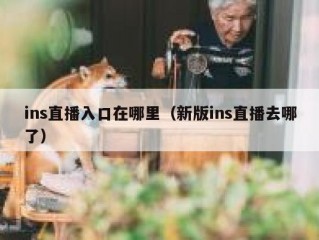 ins直播入口在哪里（新版ins直播去哪了）