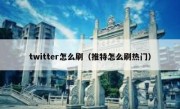 twitter怎么刷（推特怎么刷热门）