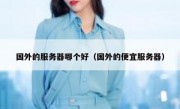 国外的服务器哪个好（国外的便宜服务器）