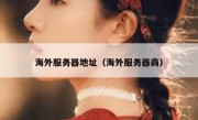 海外服务器地址（海外服务器商）