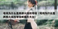 电线为什么是两根火线和零线（电线为什么是两根火线和零线呢图片大全）