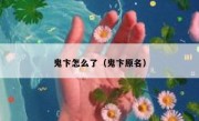 鬼卞怎么了（鬼卞原名）