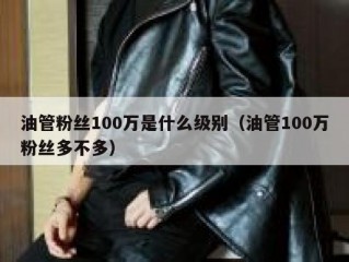 油管粉丝100万是什么级别（油管100万粉丝多不多）