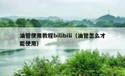 油管使用教程bilibili（油管怎么才能使用）