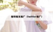 推特推文推广（twitter推广）