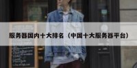 服务器国内十大排名（中国十大服务器平台）