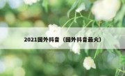 2021国外抖音（国外抖音最火）