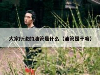 大家所说的油管是什么（油管是干嘛）