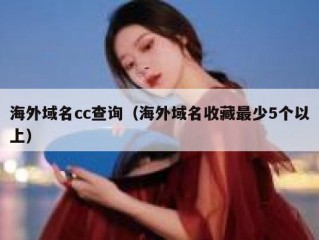 海外域名cc查询（海外域名收藏最少5个以上）