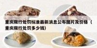 重庆限行处罚标准最新消息公布图片及价格（重庆限行处罚多少钱）