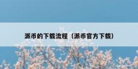 派币的下载流程（派币官方下载）