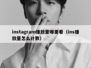 instagram播放量哪里看（ins播放量怎么计数）