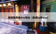美国服务器dns地址（美国ip和dns）