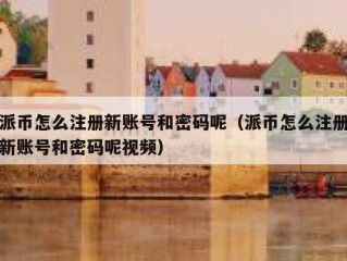 派币怎么注册新账号和密码呢（派币怎么注册新账号和密码呢视频）
