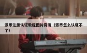 派币注册认证教程图片高清（派币怎么认证不了）
