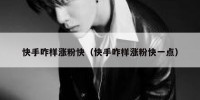 快手咋样涨粉快（快手咋样涨粉快一点）