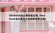 facebook怎么看历史记录（facebook怎么看自己的动态历史记录）