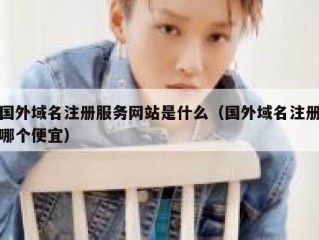国外域名注册服务网站是什么（国外域名注册哪个便宜）