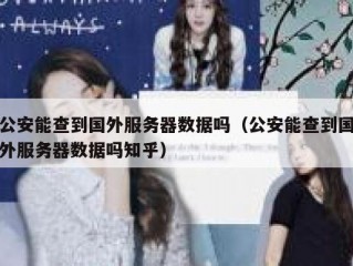 公安能查到国外服务器数据吗（公安能查到国外服务器数据吗知乎）