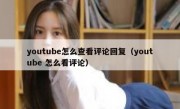 youtube怎么查看评论回复（youtube 怎么看评论）
