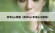 派币kyc教程（派币kyc申请认证教程）