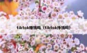 tiktok赚钱吗（tiktok挣钱吗）