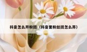 抖音怎么开粉团（抖音里粉丝团怎么弄）