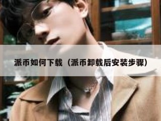 派币如何下载（派币卸载后安装步骤）