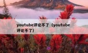 youtube评论不了（youtube 评论不了）