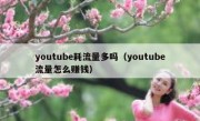 youtube耗流量多吗（youtube流量怎么赚钱）