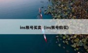 ins账号买卖（ins账号购买）
