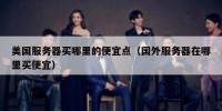 美国服务器买哪里的便宜点（国外服务器在哪里买便宜）