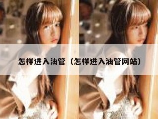 怎样进入油管（怎样进入油管网站）