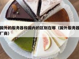 国外的服务器和国内的区别在哪（国外服务器厂商）