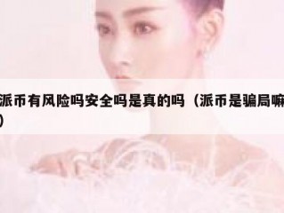 派币有风险吗安全吗是真的吗（派币是骗局嘛）