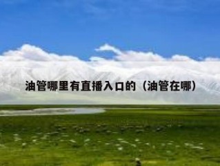 油管哪里有直播入口的（油管在哪）