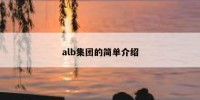alb集团的简单介绍