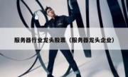 服务器行业龙头股票（服务器龙头企业）