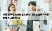 微信视频号的粉丝怎么移除（微信视频号如何删除关注我的人）