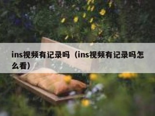 ins视频有记录吗（ins视频有记录吗怎么看）
