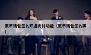 派币钱包怎么开通支付功能（派币钱包怎么弄）