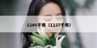 1246千焦（1227千焦）