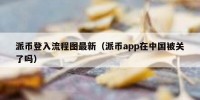 派币登入流程图最新（派币app在中国被关了吗）