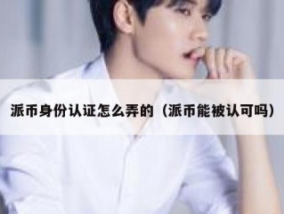 派币身份认证怎么弄的（派币能被认可吗）